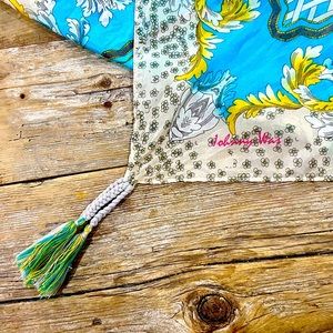 Johnny Was Silk Scarf - 44” x 44” - Tried On but NEVER WORN - Beautiful Floral